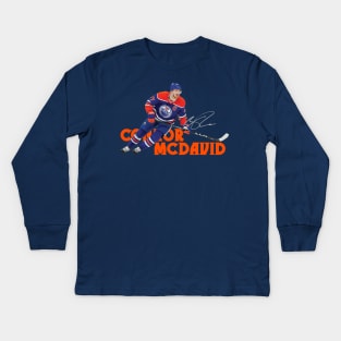 Connor Mcdavid Kids Long Sleeve T-Shirt